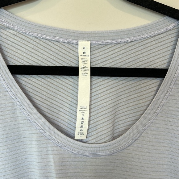 Lululemon Meant to Move Long Sleeve NWT Heathered Cool Breeze - Picture 3 of 6